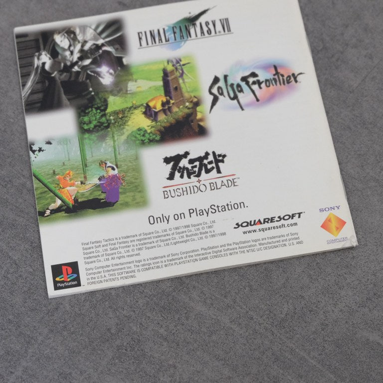Final Fantasy Tactics Sony