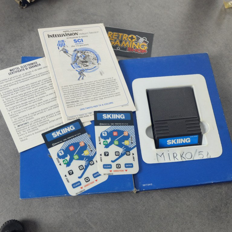 Skiing Intellivision Mattel
