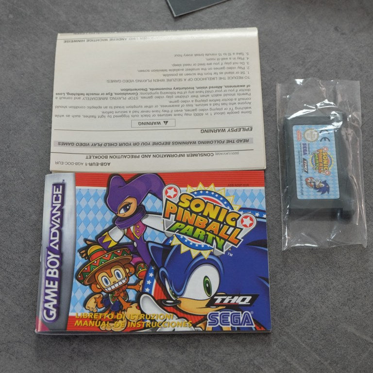 Sonic Pinball Party Nintendo