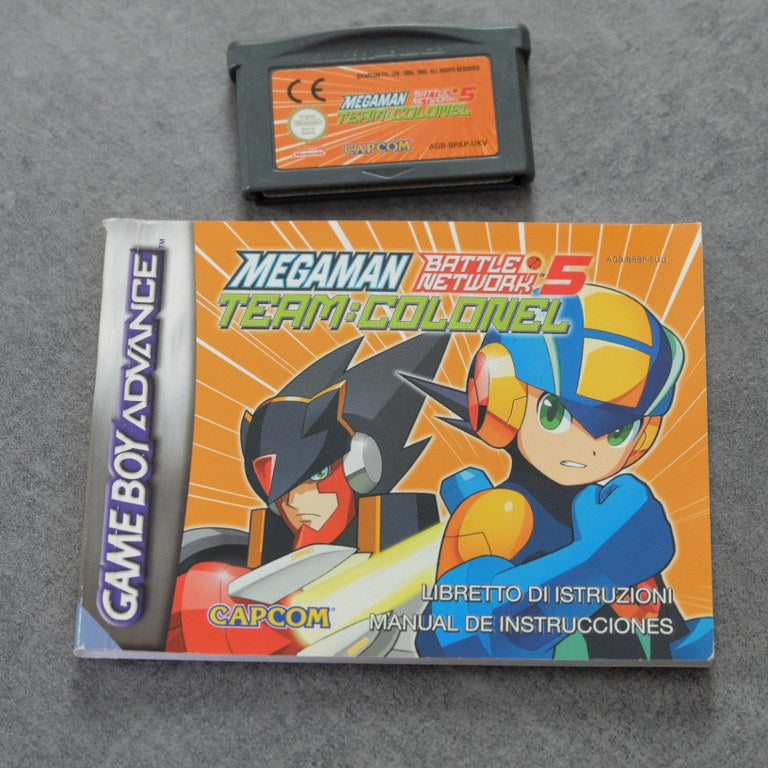 Megaman Battle Network 5 Team Colonel Nintendo