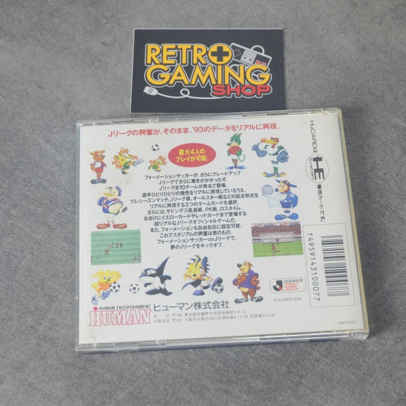 Formation Soccer on J-League Pc Engine NEC