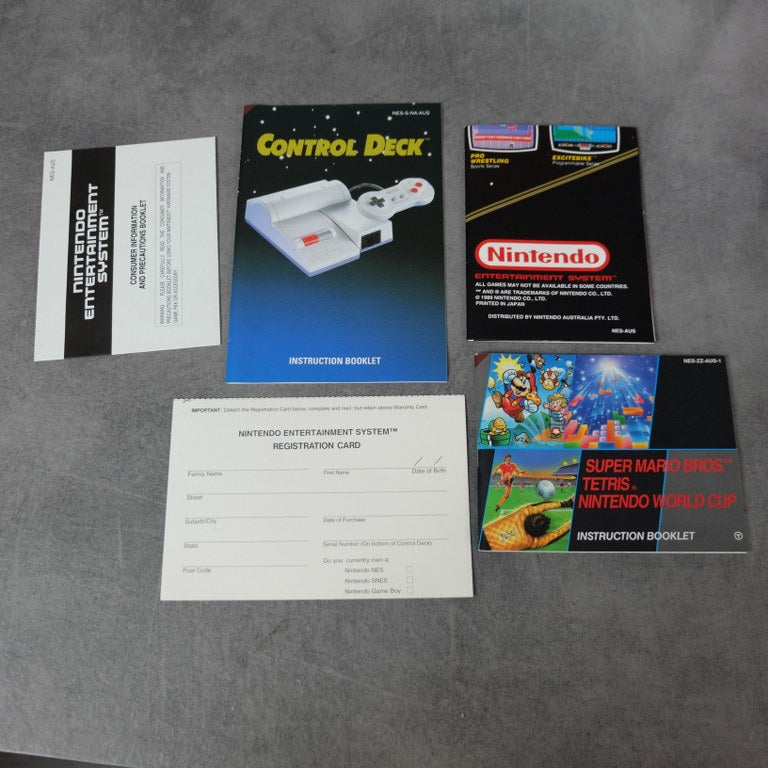 Nes Control Deck Top Loader AUS Version Nintendo