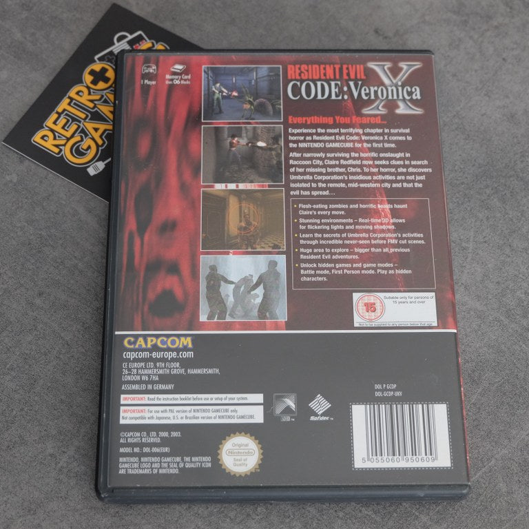Resident Evil Code Veronica X Nintendo