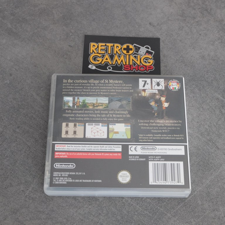 Professor Layton and the Curious Village Nintendo
