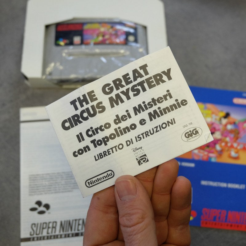The Great Circus Mystery Starring Mickey Mouse Nintendo