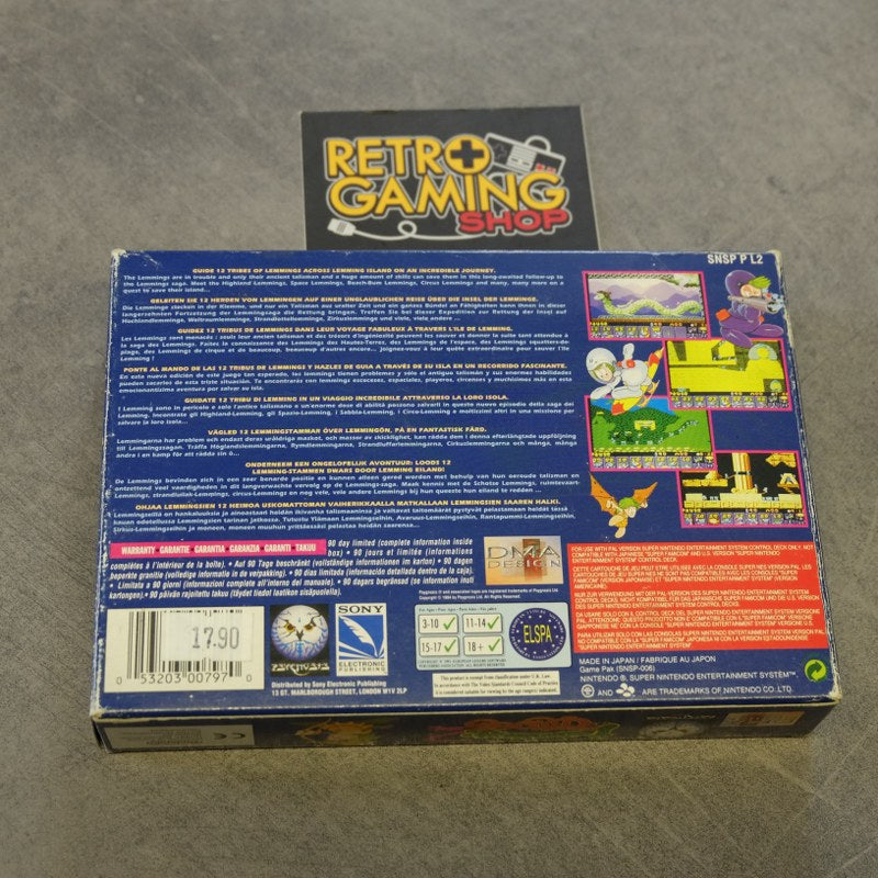 Lemmings 2 Tribes Nintendo