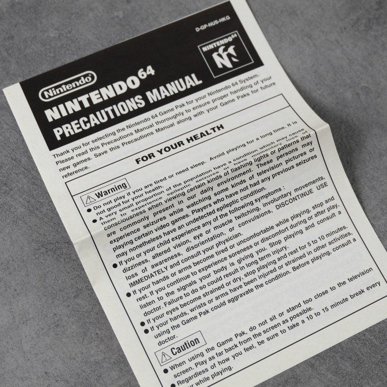 Super Mario 64 Honk Kong Version Nintendo