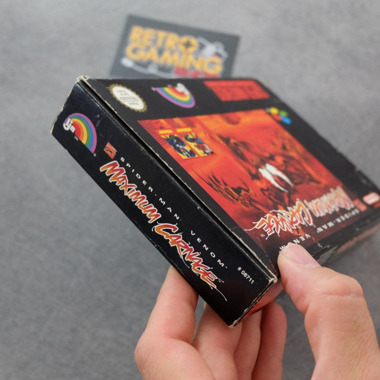 Spider-Man Venom Maximum Carnage Nintendo