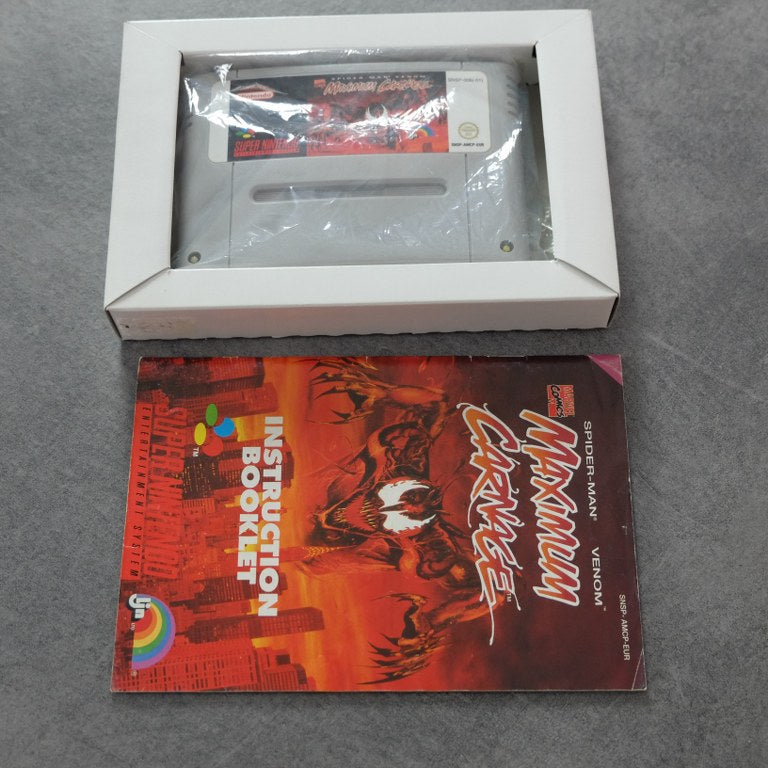 Spider-Man Venom Maximum Carnage Nintendo