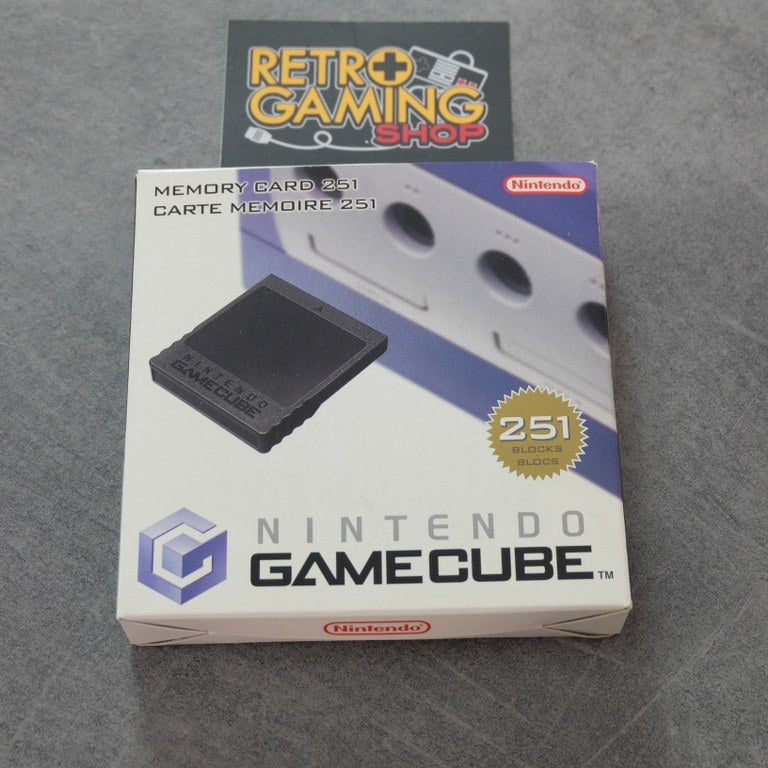 Memory Card 251 Blocchi Gamecube Boxata Nintendo