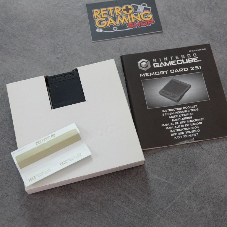 Memory Card 251 Blocchi Gamecube Boxata Nintendo