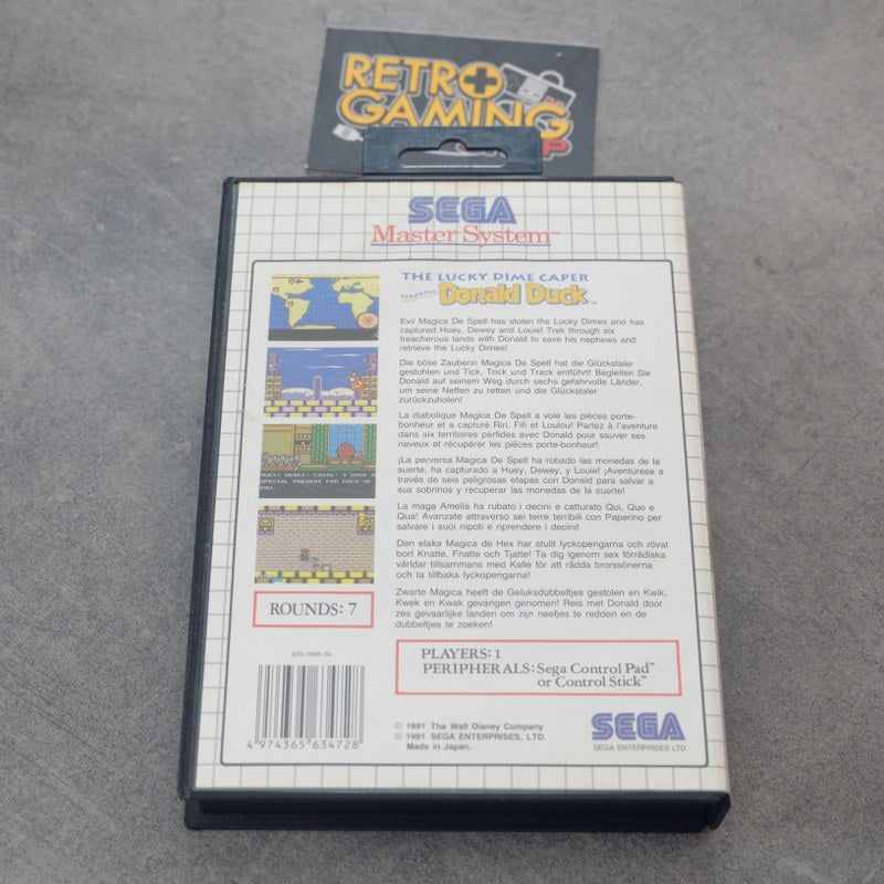Donald Duck: the Lucky Dime Caper SEGA