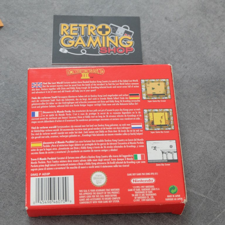 Donkey Kong Land 3 Nintendo
