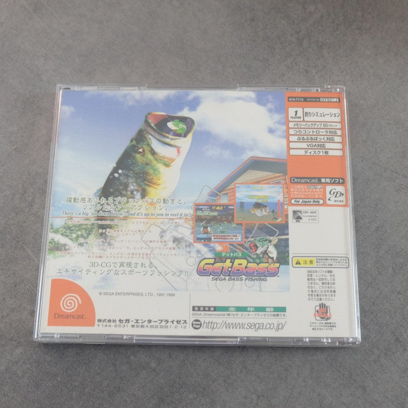Get Bass! Sega Bass Fishing + Controller SEGA