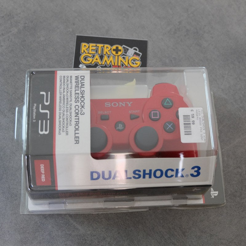 Dualshock Deep Red Original Sony – Retrogaming Shop