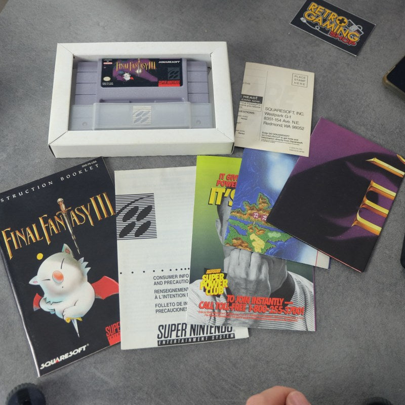 Final Fantasy 3 III Nintendo