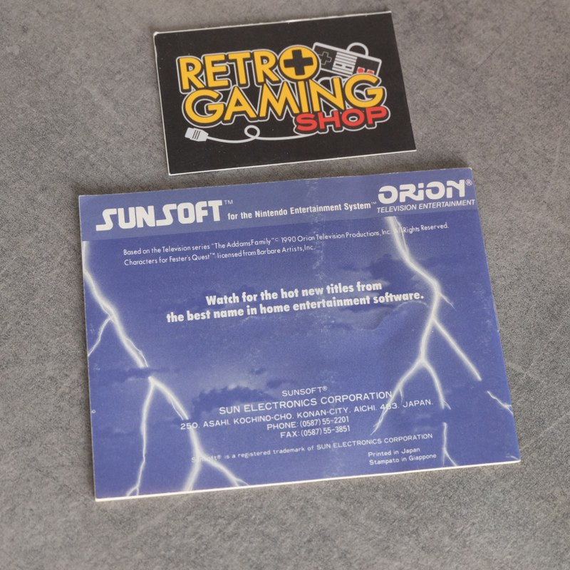 Fester's Quest Booklet