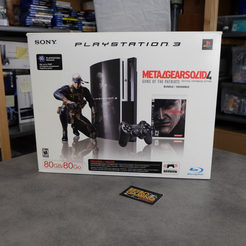Playstation 3 Metal Gear Solid 4 Bundle USA – Retrogaming Shop