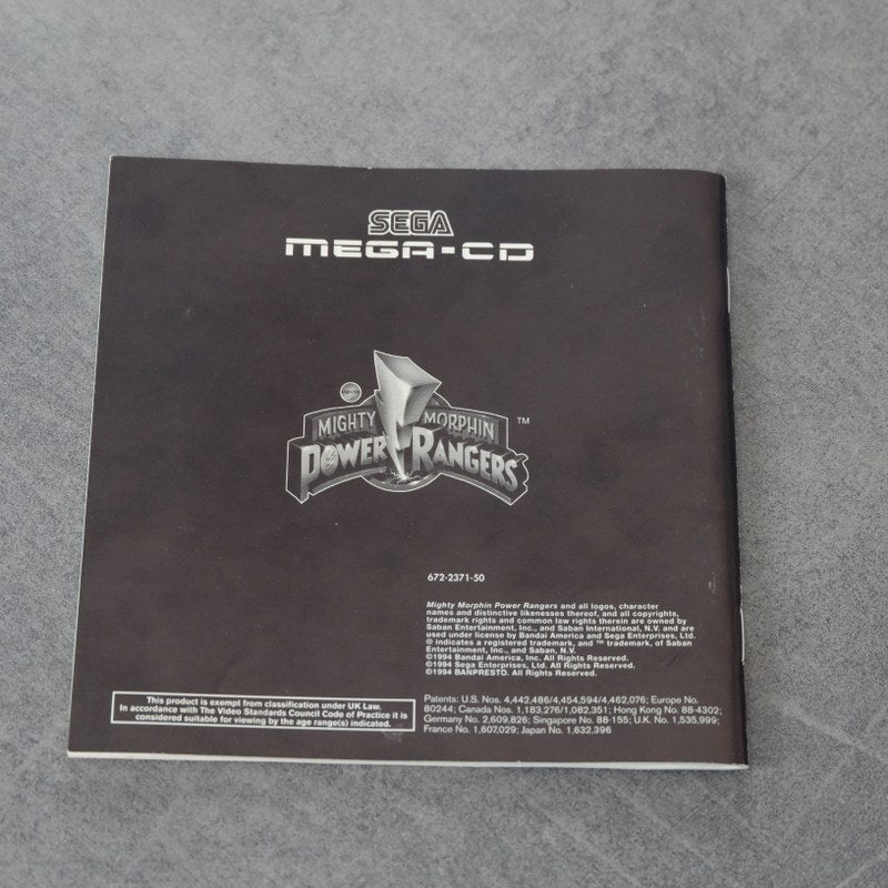 MIghty Morphin Power Rangers SEGA