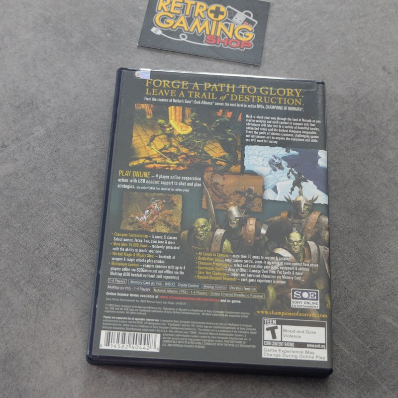 Champions of Norrath Sony