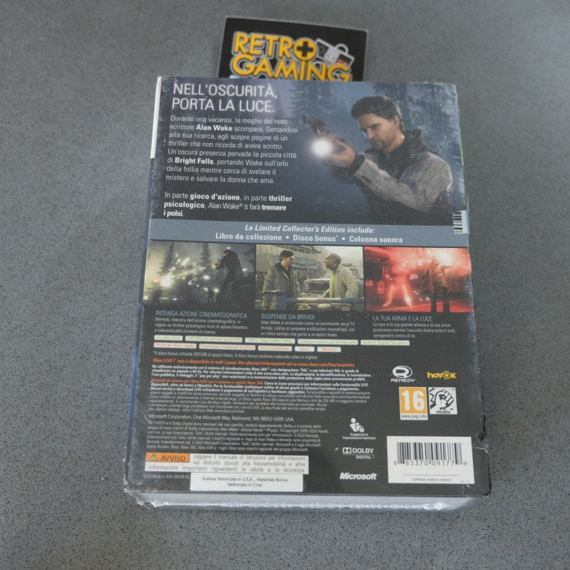 Alan Wake Limited Collector's Edition Nuova - Microsoft