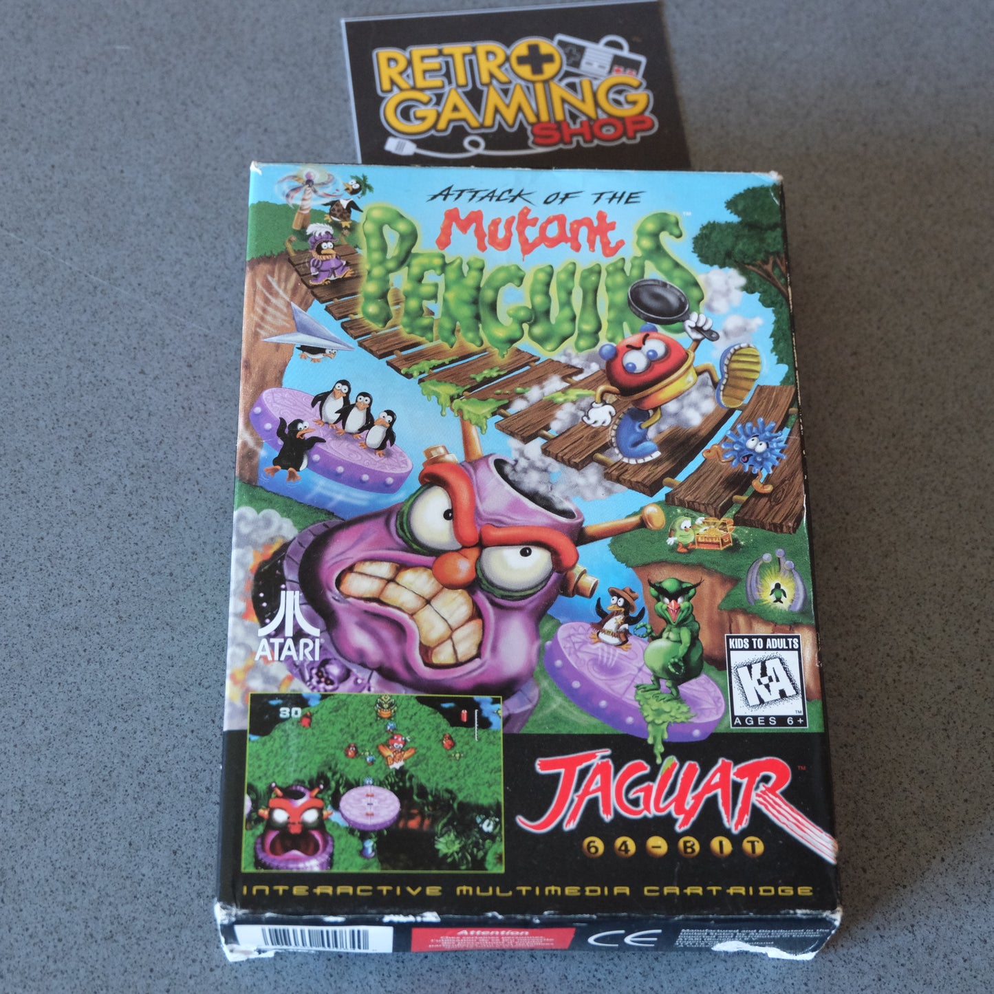 Attack of The Mutant Penguin Atari Jaguar