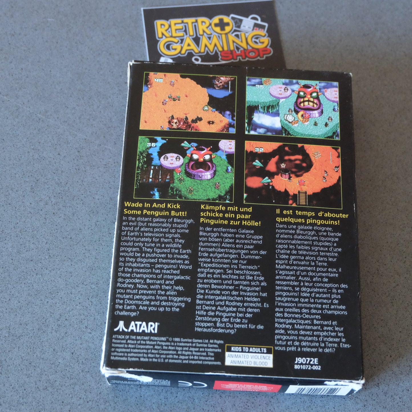Attack of The Mutant Penguin Atari Jaguar