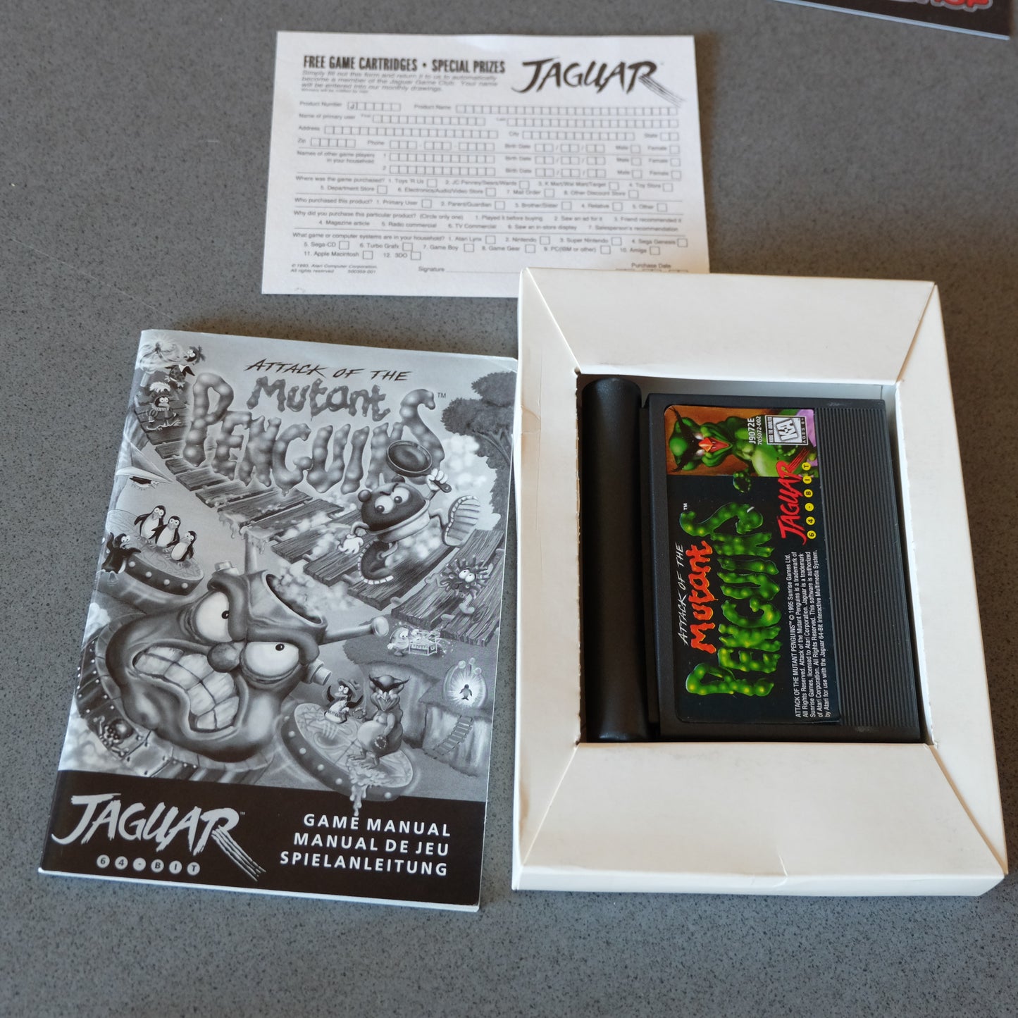 Attack of The Mutant Penguin Atari Jaguar