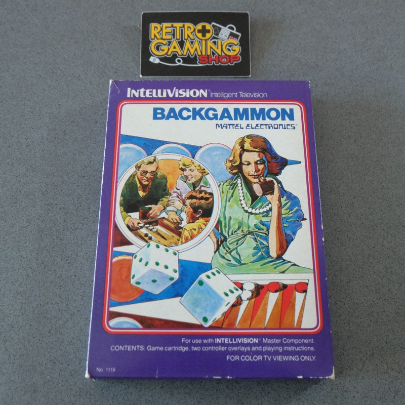 Backgammon Intellivision - Retrogaming Shop