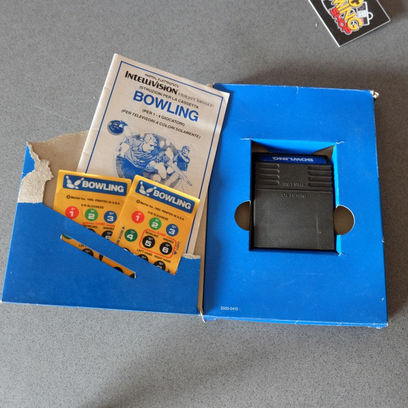 Bowling Intellivision - Retrogaming Shop