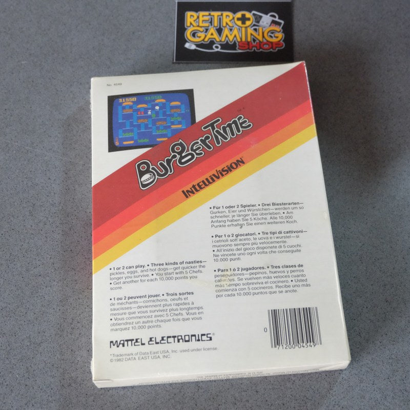 Burgertime Intellivision Nuovo