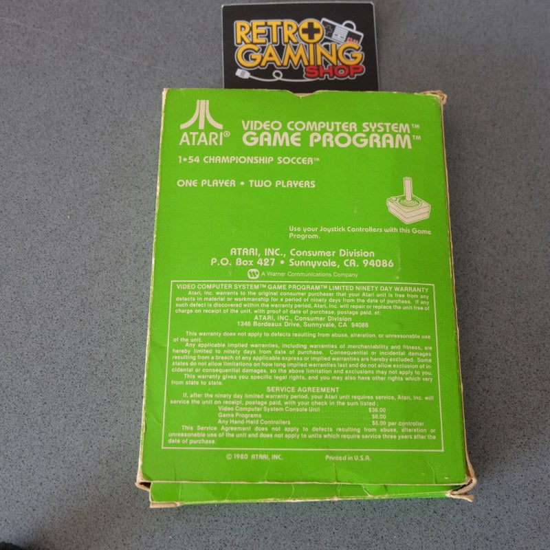 Championship Soccer - Atari