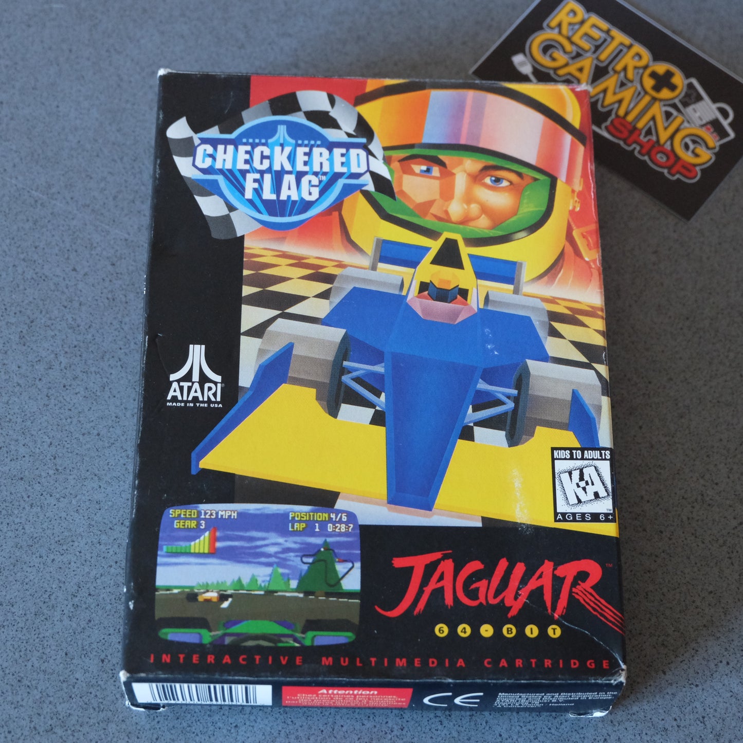Checkered Flag Atari Jaguar