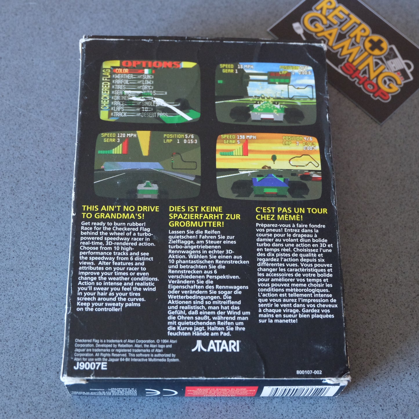 Checkered Flag Atari Jaguar