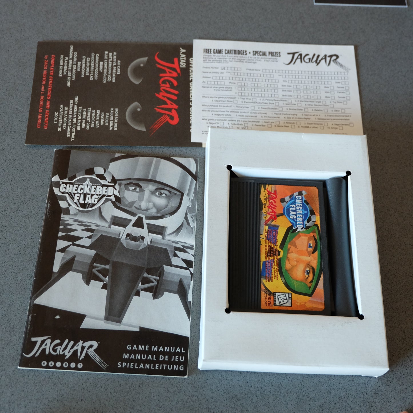 Checkered Flag Atari Jaguar