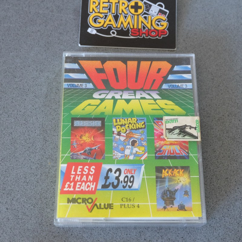 Four Great Games Nuovo - Commodore