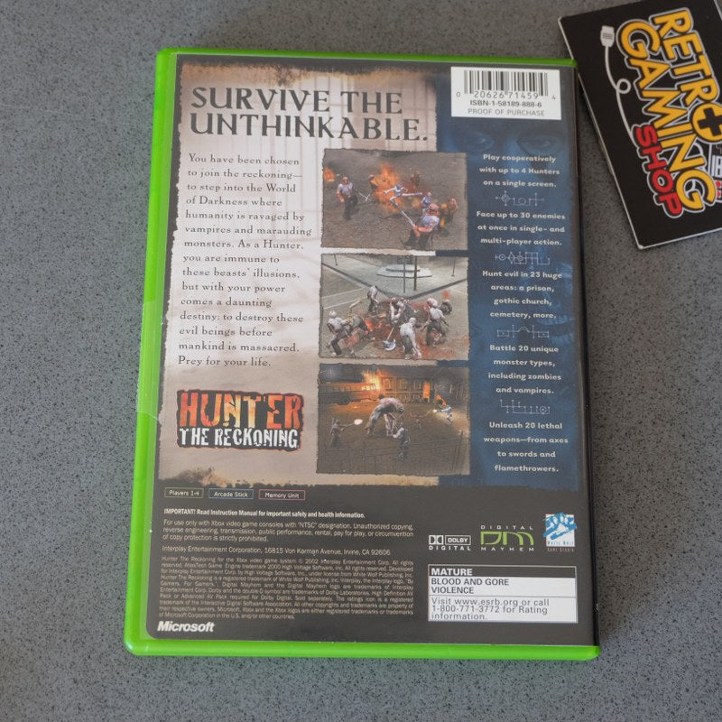 Hunter the Reckoning - Retrogaming Shop