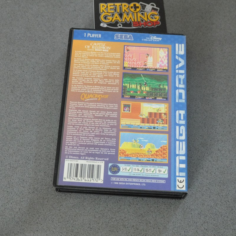 Quackshot Starring Donald Duck / Castle Of Illusion Starring Mickey Mouse