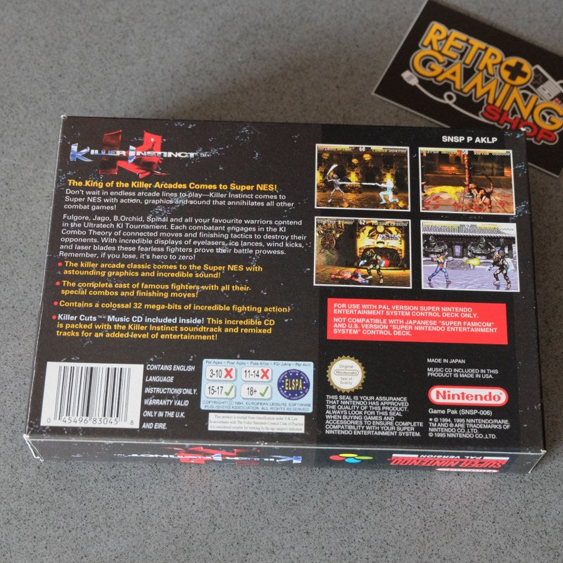 Killer Instict Con Audio Cd - Retrogaming Shop