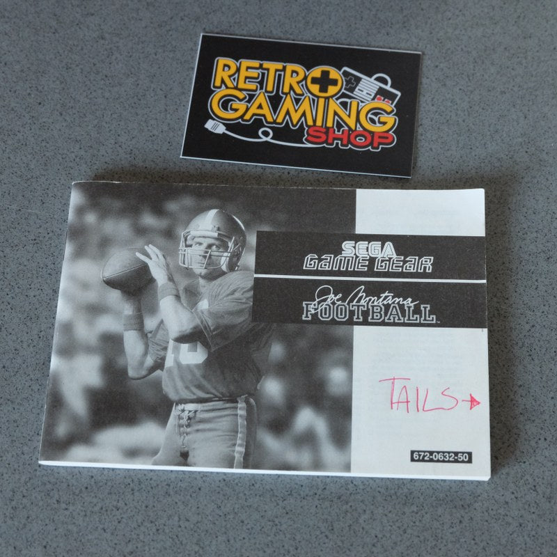 Libretto Joe Montana Football