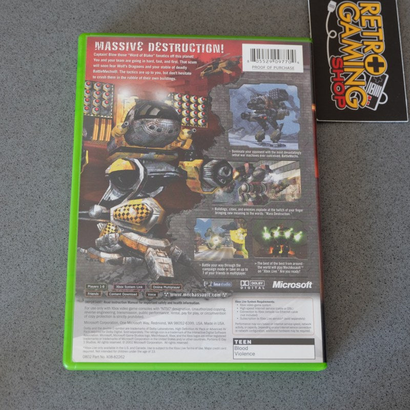 Mechassault Usa - Retrogaming Shop