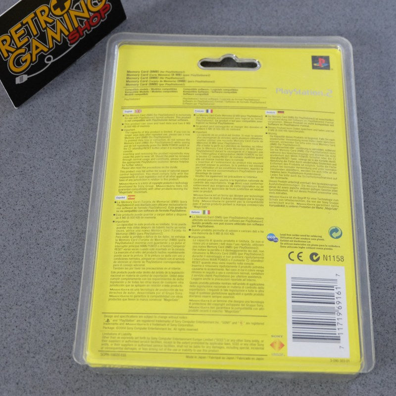 Memori Card Ps2 Originale Satin Silver Sony Nuova - Sony