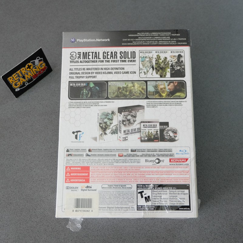 Metal Gear Solid HD Collection Limited Edition USA Nuova - Sony