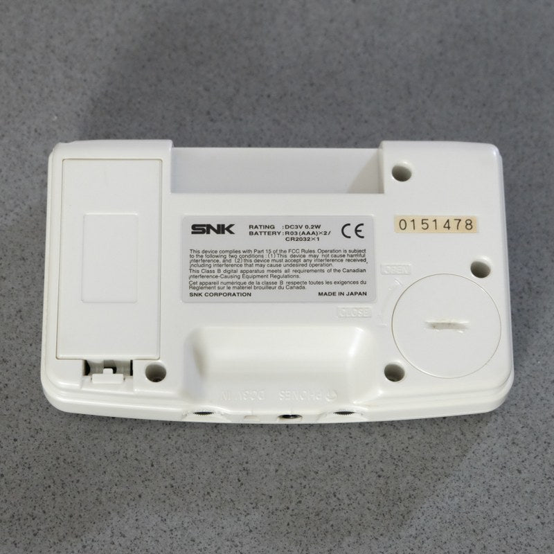 Neo Geo Pocket White - Retrogaming Shop
