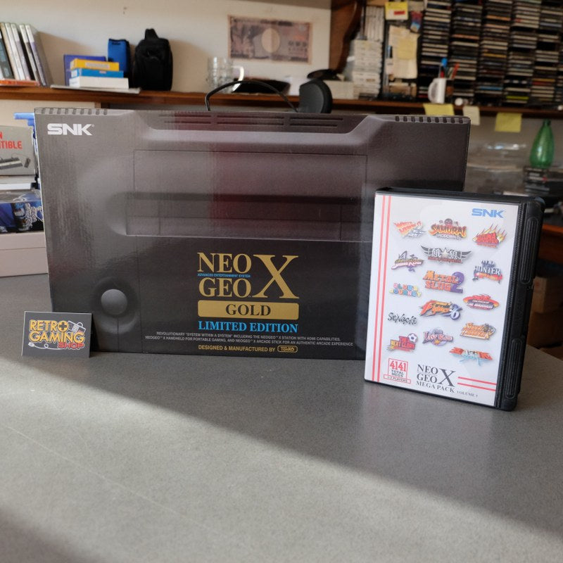 Neo Geo X Gold Limited Edition + Meg Pack Vol.1