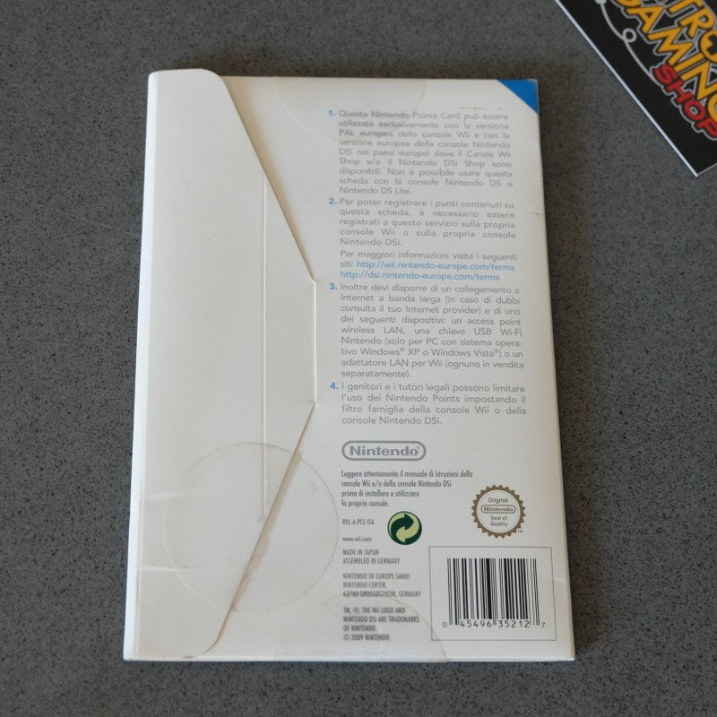 Nintendo Points Card Nuova