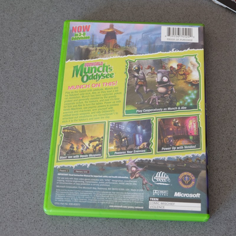 Oddworld Munch’s Oddysee - Retrogaming Shop