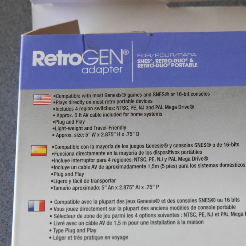 RetroGen Adapter Super NIntendo