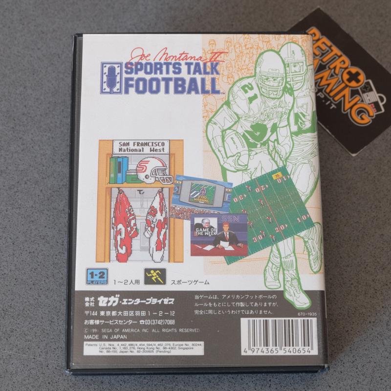 Joe Montana 2 Sports Talk Football - SEGA