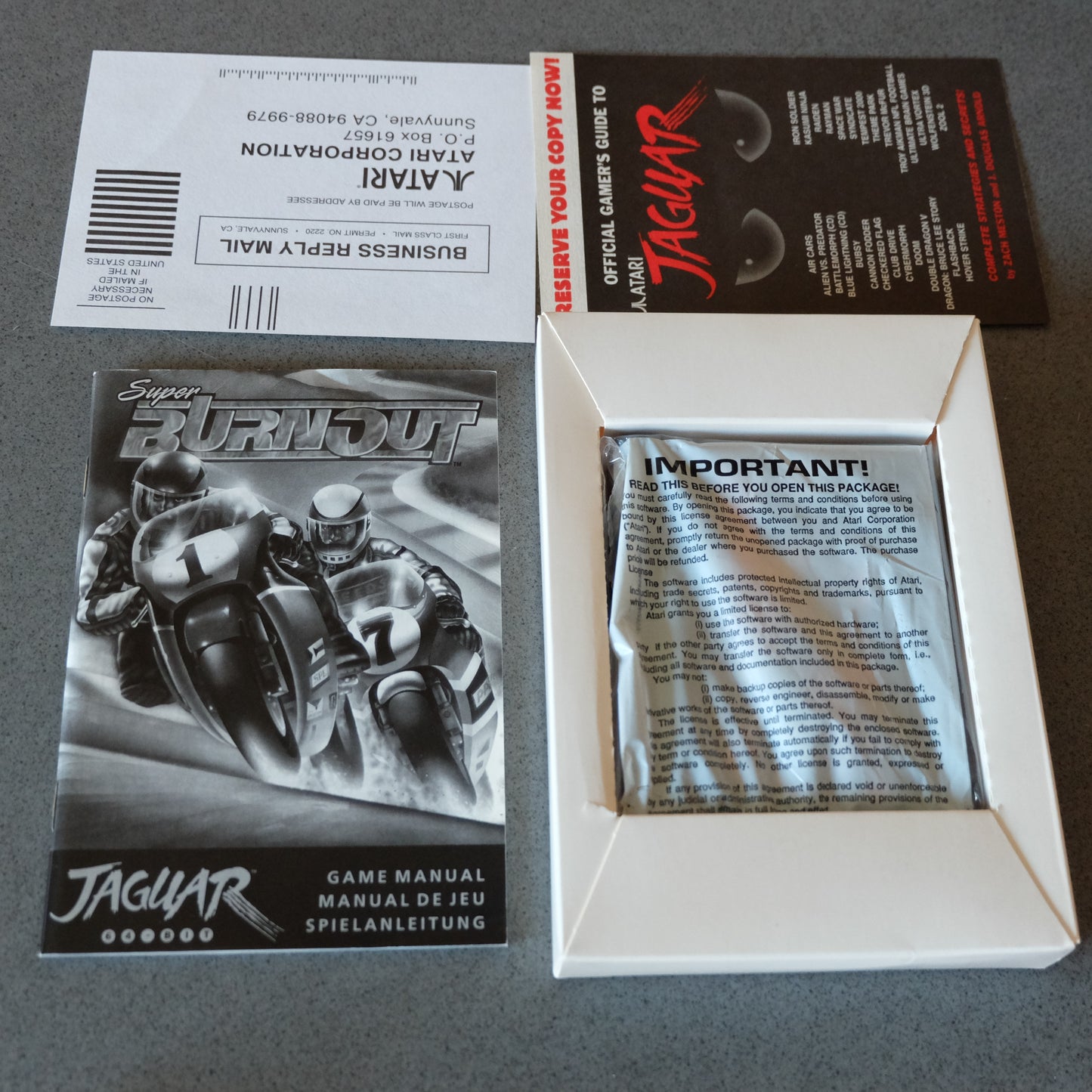 Super Burnout Atari Jaguar